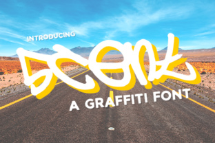 5cent Free Graffiti: A Bold Typeface for Edgy Brand Identity