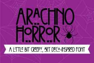 Arachno Horror: A Creative Font for Bold Brand Identity