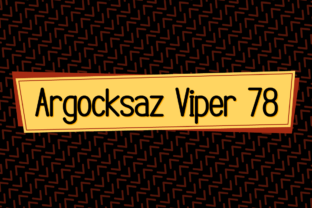 Argocksaz Viper78: The Sans Serif Typeface for Modern Branding