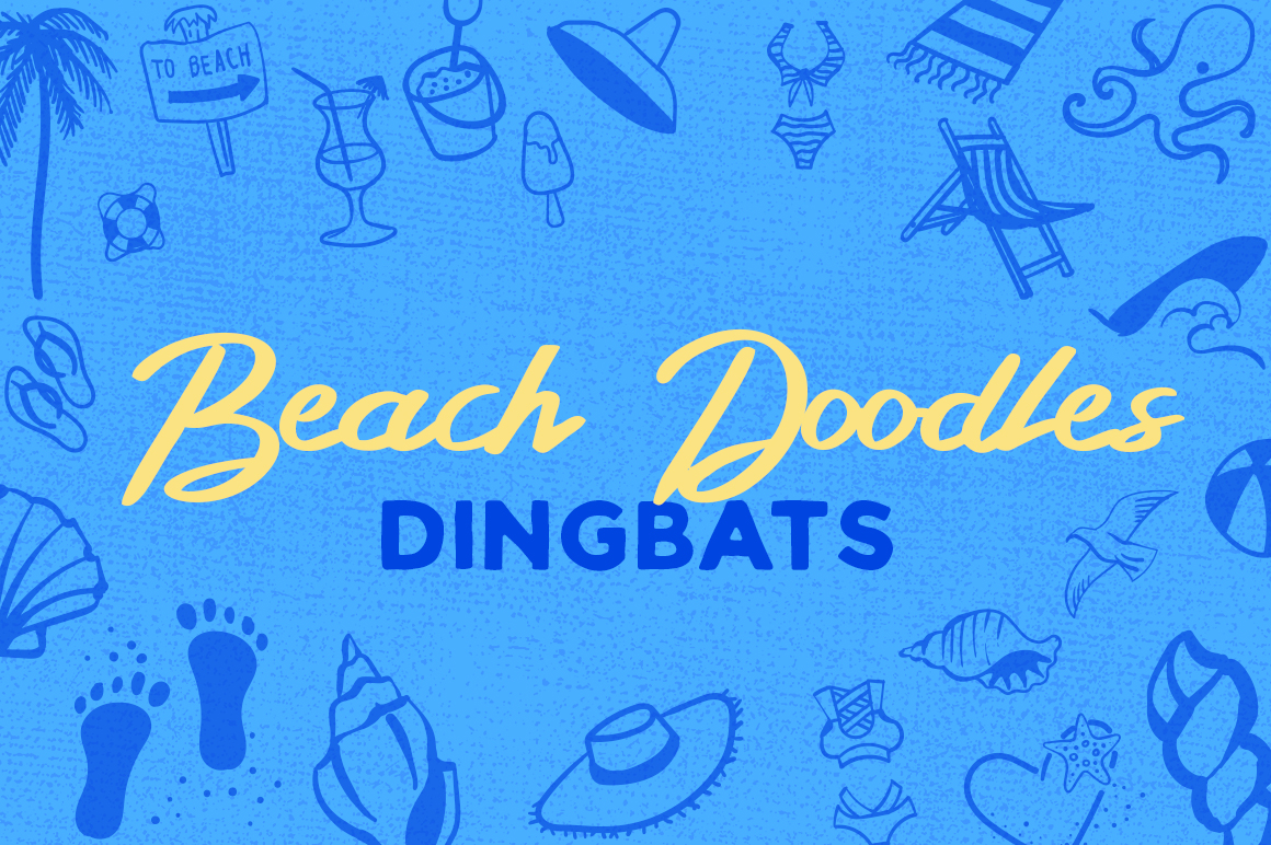 Beach Doodles Dingbat: The Creative Font for Summer Campaigns