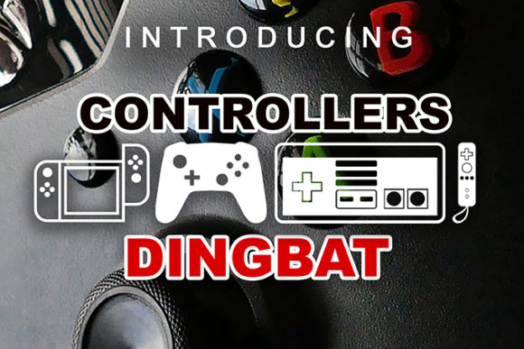Controllers: A Playful Dingbats Typeface for Modern Web Design