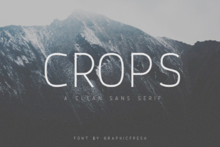Crops Typeface: A Minimalist Sans Serif for Modern Web Design