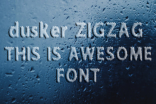 Dusker ZigZag: The Scribble Font That Adds Handmade Charm to Your Brand