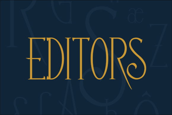 Editors: The Serif Typeface for Scroll-Stopping Visuals