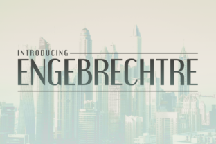 Engebrechtre: A Bold Display Typeface for Modern Web Design