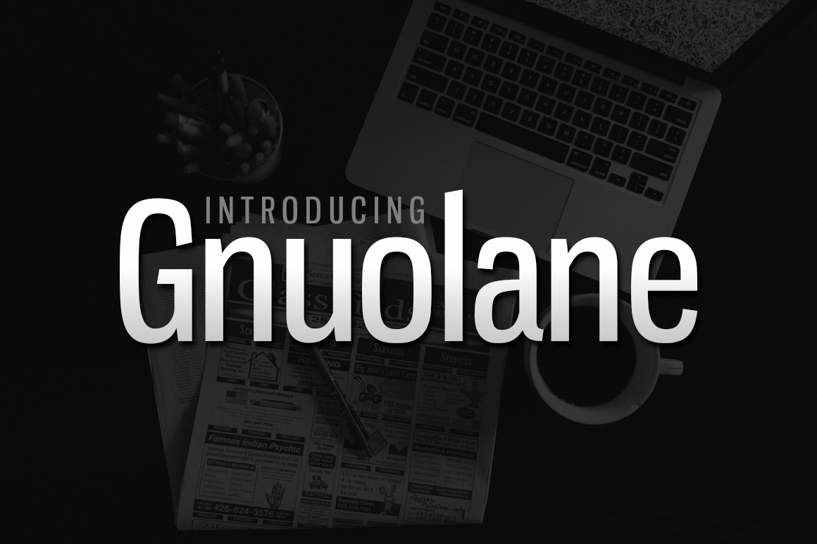 Gnuolane: The Bold Typeface Upgrade Your Brand Identity Needs