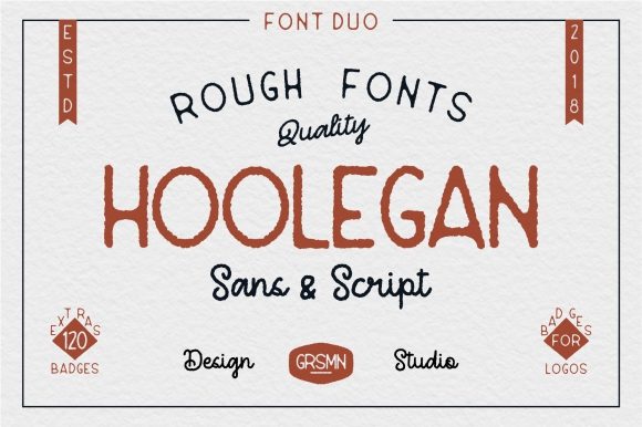 Hoolegan Duo: A Handwritten Sans Serif for Bold Brand Identity