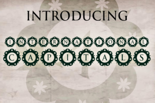 International Capitals: A Premium Display Typeface for Editorial Design