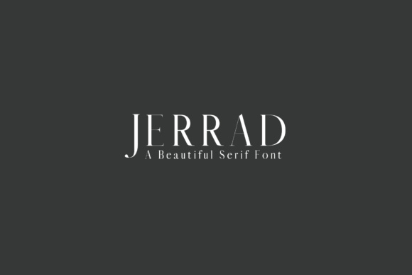 Jerrad: A Premium Serif Typeface for Modern Editorial Design