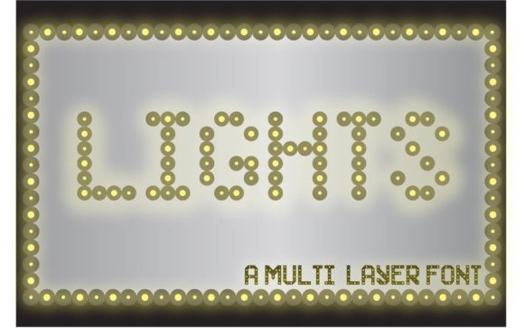 Lights: A Premium Decorative Typeface for High-Impact Campaigns