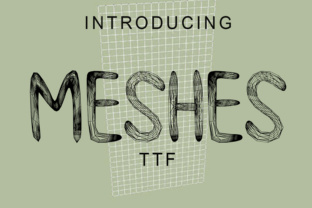 Meshes: A 3D Textured Typeface for Modern Web Design