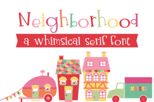 PN Neighborhood: A Whimsical Serif for Playful Brand Identity