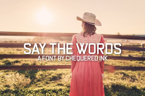 Say the Words: A Blocky Sans Serif for Bold Editorial Design