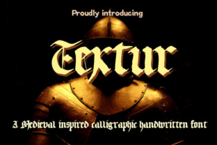 Textur: A Blackletter Typeface for Handmade Branding