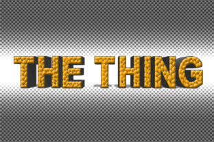 The Thing: A Stone-Carved Decorative Font for Bold Branding
