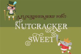 ZP Nutcracker Sweet: A Flourished Serif Font for Handmade Creations